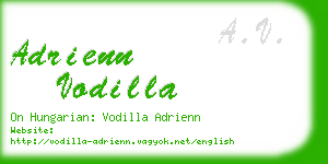 adrienn vodilla business card